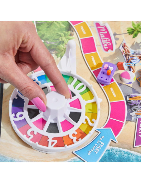 Juego de Mesa Hasbro El Juego de la Vida Barbie 8+ Juego de Mesa Hasbro El Juego de la Vida Barbie 8+