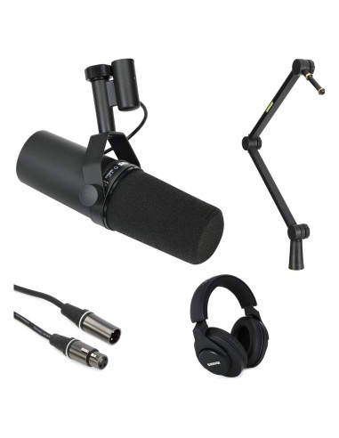 Kit de Grabación Shure SM7B con Auriculares SRH440A y Soporte