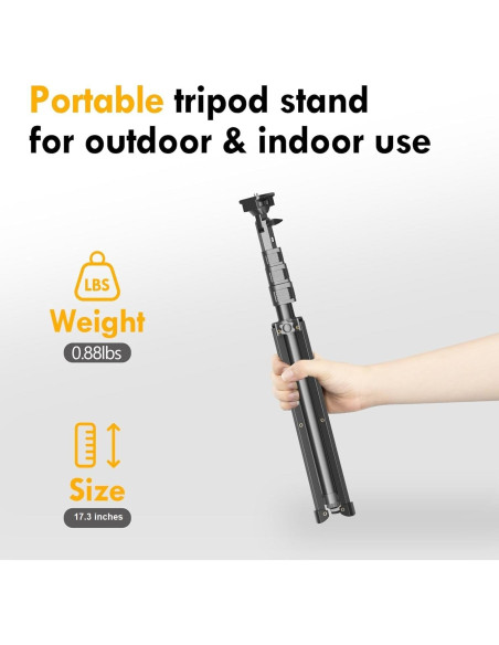 Soporte de trípode para webcam AceTaken 135cm compatible Logitech Soporte de trípode para webcam AceTaken 135cm compatible Logitech