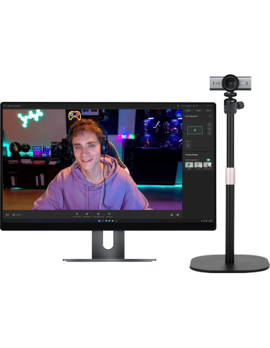 Soporte de Webcam AceTaken Ajustable 46cm para Logitech y Razer