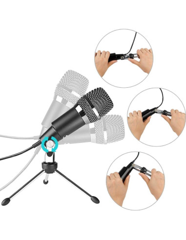 Micrófono USB FIFINE K668 Condensador Omnidireccional 50Hz-16KHz