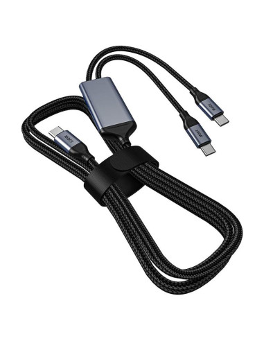 Cable Divisor USB-C 0.97m OMNIHIL para Webcam Razer Kiyo