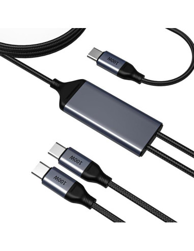 Cable Divisor USB-C 0.97m OMNIHIL para Razer Kiyo Pro