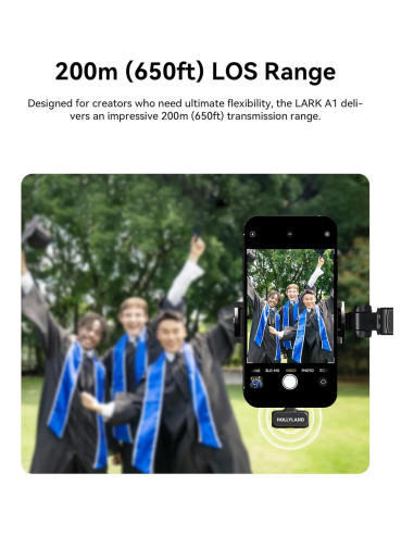 Micrófono Inalámbrico Hollyland Lark A1 Mini para iPhone y Android