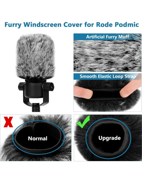Filtro Pop y Cubierta de Viento para Micrófonos Rode - ChromLives Filtro Pop y Cubierta de Viento para Micrófonos Rode - ChromLives