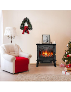Calefactor Eléctrico R.W.FLAME S230C 1000W/1500W Infrarrojo 2