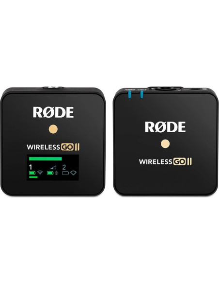 Sistema de Micrófono Inalámbrico Rode Wireless GO II con Lavalier Sistema de Micrófono Inalámbrico Rode Wireless GO II con Lavalier