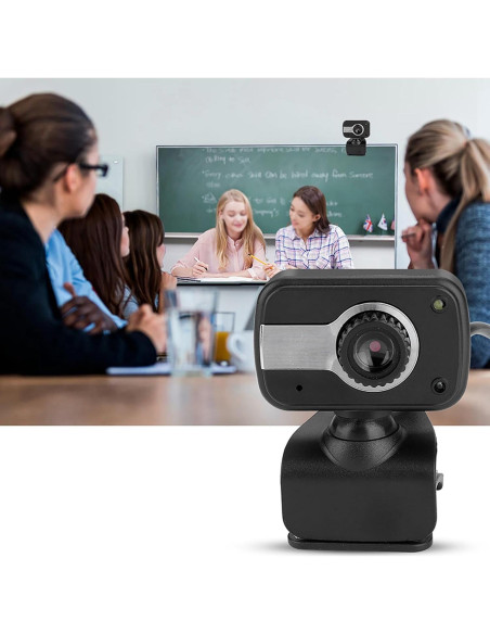 Cámara Web USB Eboxer 12MP con Micrófono y Rotación 360 Cámara Web USB Eboxer 12MP con Micrófono y Rotación 360