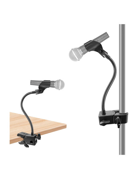 Soporte de Micrófono Flexible KMM1250419 33 cm con Clamp Soporte de Micrófono Flexible KMM1250419 33 cm con Clamp