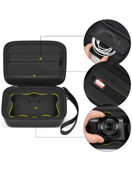 Funda para Cámara Digital Canon PowerShot G7X/SX740 - Negro Funda para Cámara Digital Canon PowerShot G7X/SX740 - Negro