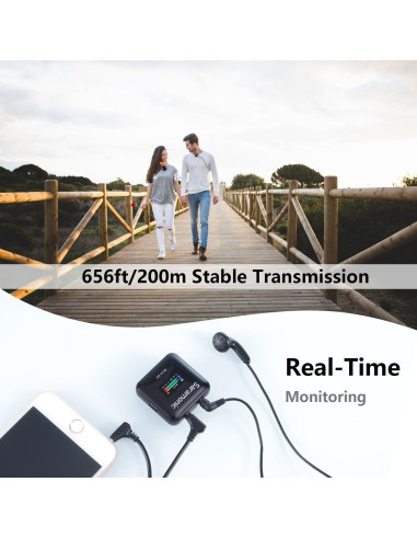 Micrófono Lavalier Inalámbrico Saramonic Blink M2 250m