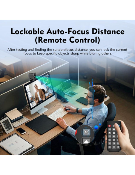 Webcam 4K TOALLIN SC100U con Control Remoto y Enfoque Automático Webcam 4K TOALLIN SC100U con Control Remoto y Enfoque Automático