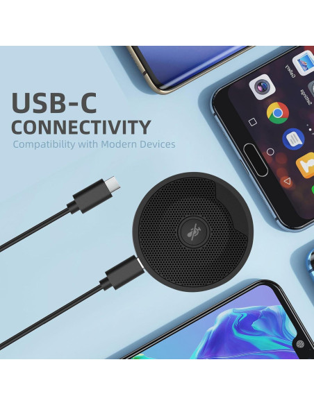 Micrófono USB Omnidireccional Tyless UM10 para Conferencias Micrófono USB Omnidireccional Tyless UM10 para Conferencias