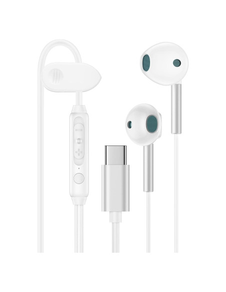 Auriculares USB C HiFi Estéreo M55 para iPhone y Samsung Auriculares USB C HiFi Estéreo M55 para iPhone y Samsung