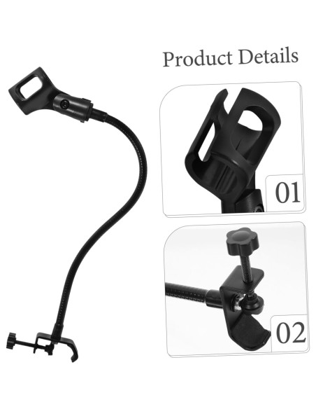 Soporte de Micrófono Flexible Universal para Estudio y Transmisión Soporte de Micrófono Flexible Universal para Estudio y Transmisión