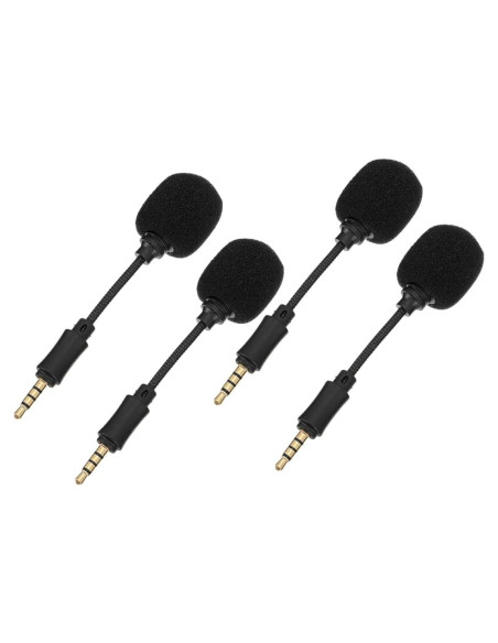 Micrófono Portátil VICASKY 4 Pcs Cancelador de Ruido 10cm Micrófono Portátil VICASKY 4 Pcs Cancelador de Ruido 10cm