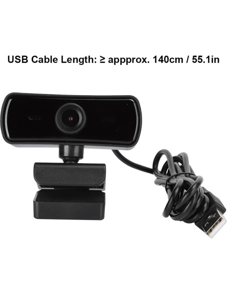 Cámara Web 4K Yoidesu con Micrófono Incorporado - Negro Cámara Web 4K Yoidesu con Micrófono Incorporado - Negro
