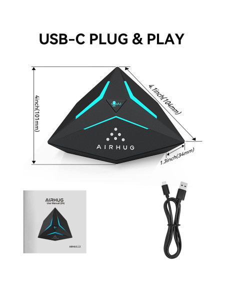 Micrófono USB AIRHUG 22 para Juegos y Streaming, Reducción de Ruido Micrófono USB AIRHUG 22 para Juegos y Streaming, Reducción de Ruido
