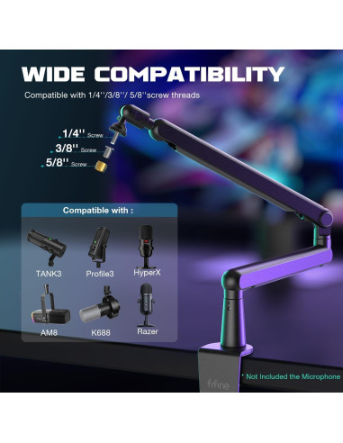 Soporte de Brazo de Micrófono FIFINE BM88 con Cable XLR 3m