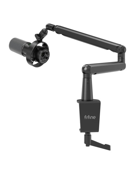 Micrófono Dinámico FIFINE K688+BM88 con Soporte de Brazo Metal Micrófono Dinámico FIFINE K688+BM88 con Soporte de Brazo Metal