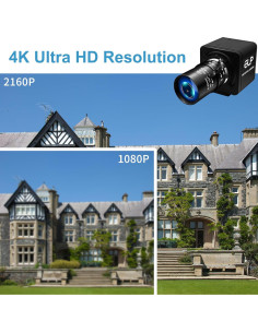Cámara USB 4K Hotpet HP-USB4KHDR01-MFV Zoom 10X 2