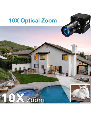 Cámara USB 4K Hotpet HP-USB4KHDR01-MFV Zoom 10X