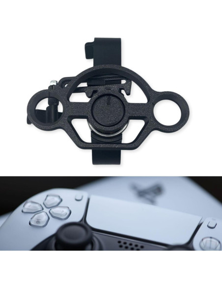 Mini Volante CHOWONE para Controlador PS5 - Accesorio Negro Mini Volante CHOWONE para Controlador PS5 - Accesorio Negro