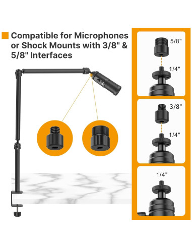 Soporte de Cámara Flexible VIJIM LS08 para Escritorio 0.94kg