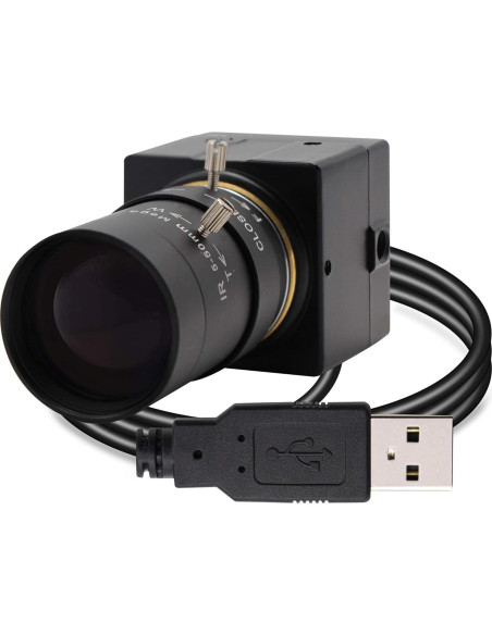 Cámara USB HD 1080P Hotpet 2MP Lente Varifocal 5-50mm Cámara USB HD 1080P Hotpet 2MP Lente Varifocal 5-50mm