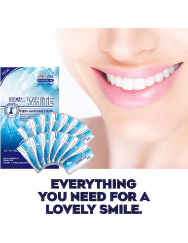 Tiras Blanqueadoras de Dientes Ray of Smile - 28 Tiras Menta