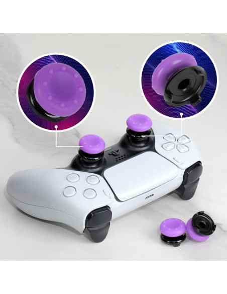 Agarres de Controlador PS5/PS4 Gepicest - 2 Pares Joystick Agarres de Controlador PS5/PS4 Gepicest - 2 Pares Joystick