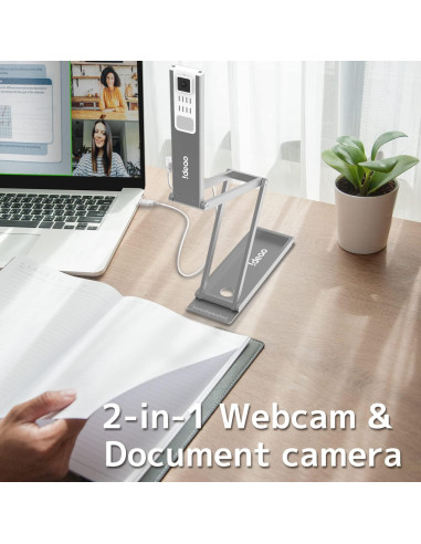 Cámara de Documentos Ideao DC400 4K 13MP USB Webcam 3 en 1