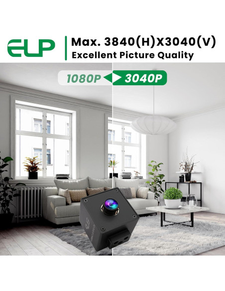 Cámara USB ELP 12MP Autofoco 1080P 120fps Mini UVC Cámara USB ELP 12MP Autofoco 1080P 120fps Mini UVC