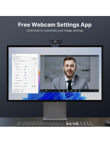 Cámara Web NexiGo N680P 1080P 60FPS con Micrófono y Trípode