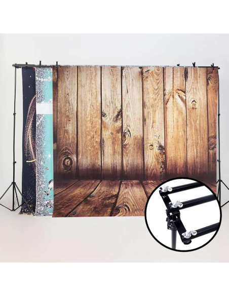 Soporte de fondo ajustable Efavormart 3 en 1 2.44x3.05m Soporte de fondo ajustable Efavormart 3 en 1 2.44x3.05m