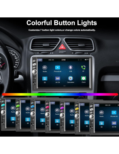 Estéreo de Coche Doble Din CAMECHO A3056A3 con CarPlay y Bluetooth Estéreo de Coche Doble Din CAMECHO A3056A3 con CarPlay y Bluetooth