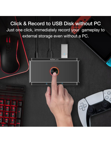 Tarjeta de Captura EZCast CatchU 4K60 Passthrough USB 1080p