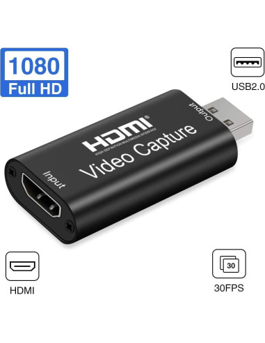 Tarjeta de Captura de Video HDMI AWADUO 1080p USB 2.0