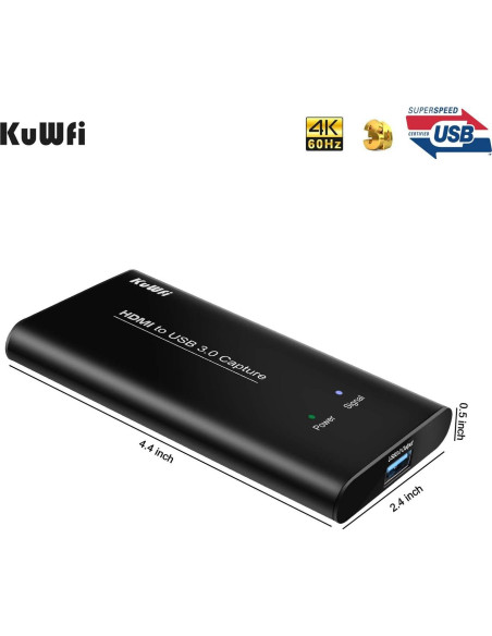 Tarjeta de Captura KuWFi HDMI a USB3.0 1080P para Juegos Tarjeta de Captura KuWFi HDMI a USB3.0 1080P para Juegos