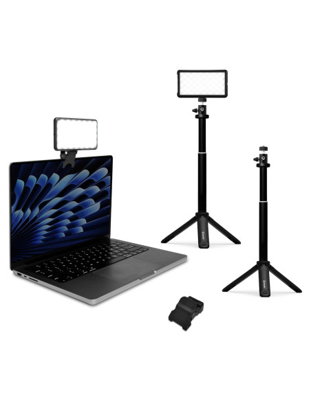 Kit de Iluminación Lume Cube con Clip y Trípode Ajustable Kit de Iluminación Lume Cube con Clip y Trípode Ajustable