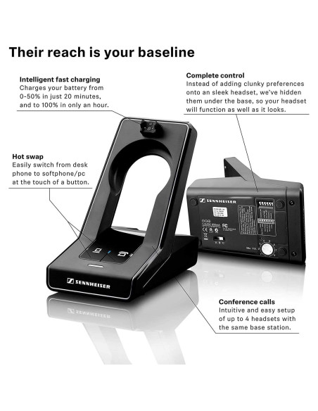 Auricular Inalámbrico Sennheiser SD PRO1 - PC y Teléfono Auricular Inalámbrico Sennheiser SD PRO1 - PC y Teléfono