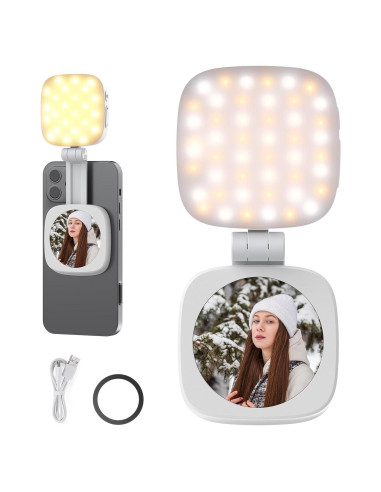 Luz de Selfie Magnética NEEWER NL48B LED Plegable 700lx