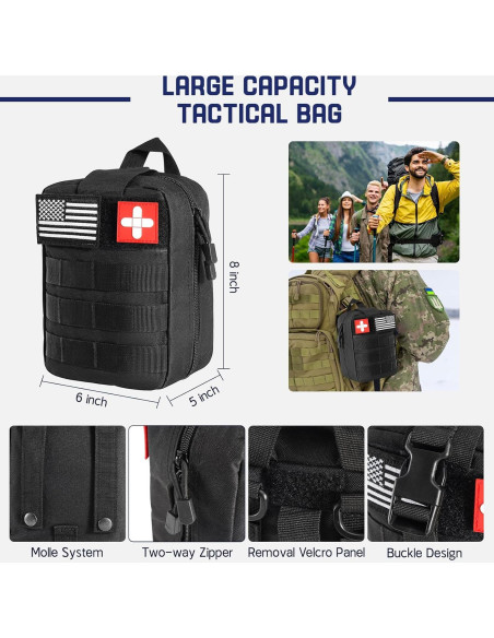 Kit de Supervivencia 149 Piezas FARTSY para Camping y Emergencias Kit de Supervivencia 149 Piezas FARTSY para Camping y Emergencias