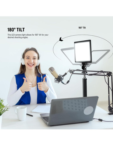 Panel de Luz LED Neewer NL-116AI 9" Dimmable para Video