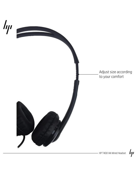 Auricular con Cable HP T1A66AA para PC y VoIP, 166g Auricular con Cable HP T1A66AA para PC y VoIP, 166g