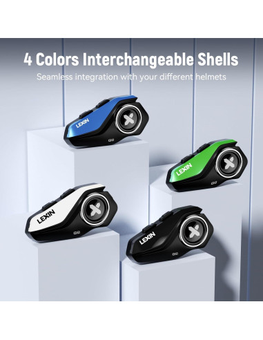 Auriculares Bluetooth LEXIN G1 para Motocicleta IP67 Manos Libres