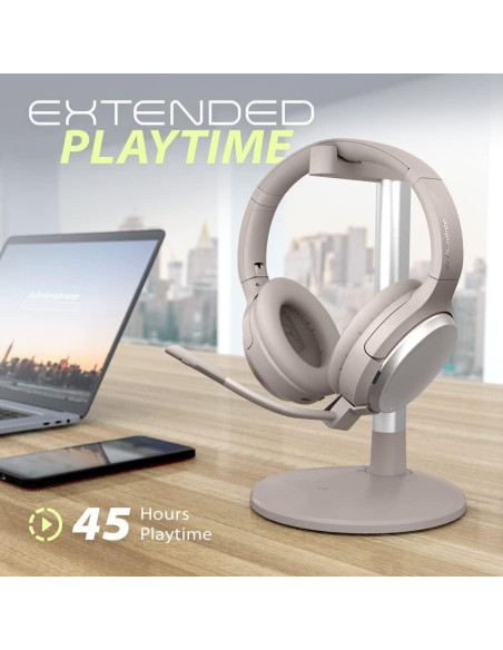 Auriculares Bluetooth Avantree Eon con ANC y micrófono desmontable Auriculares Bluetooth Avantree Eon con ANC y micrófono desmontable