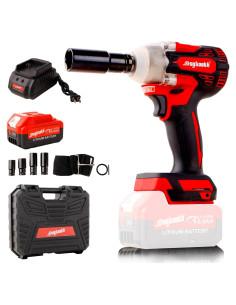 Llave de impacto inalámbrica Perro Diente 21V 580 N-m con batería
