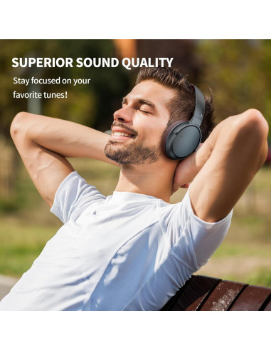 Auriculares Bluetooth KO-STAR NB-1092 ANC HiFi 60H Marrón