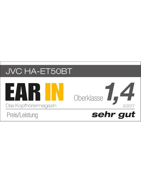 Auriculares Inalámbricos JVC HAET50BTB Negro para Deportes Auriculares Inalámbricos JVC HAET50BTB Negro para Deportes